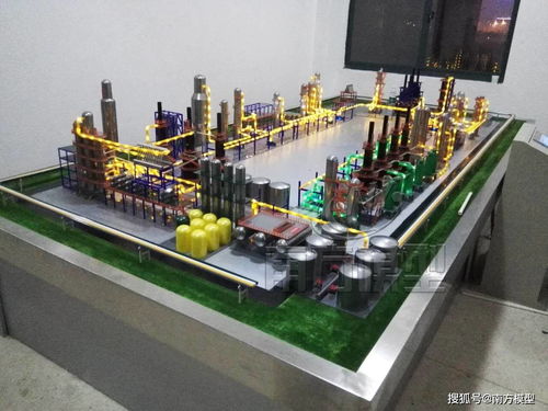 大型煉油廠整體生產(chǎn)工藝沙盤模型 石油化工沙盤模型